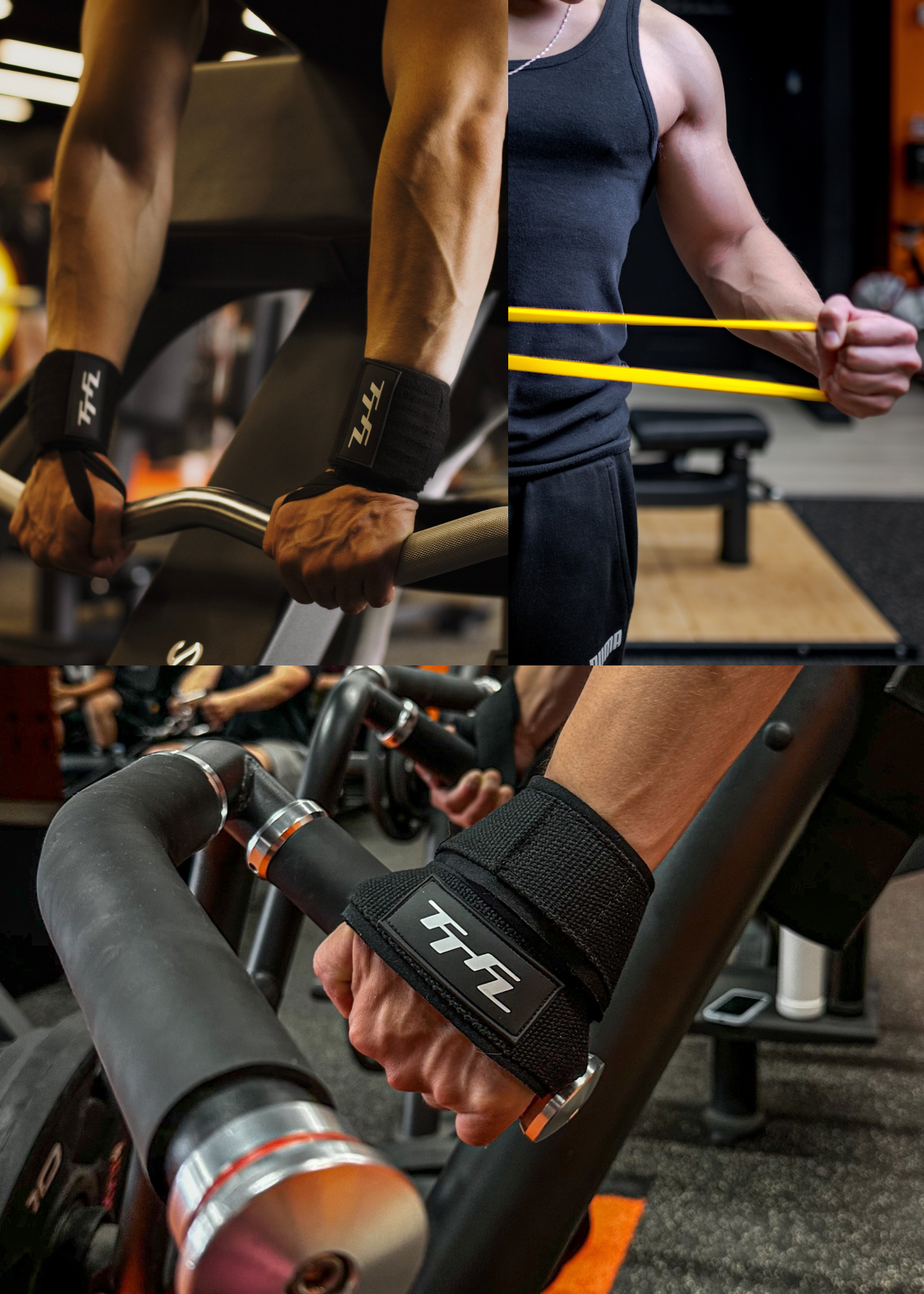 PACK MUÑEQUERAS + STRAPS EN 8 + BANDA AMARILLA DE REGALO🎁