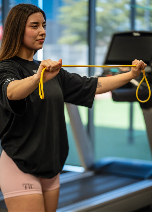 BANDA DE RESISTENCIA (2 A 7 KG) AMARILLA PARA ENTRENAMIENTO  - TTFL